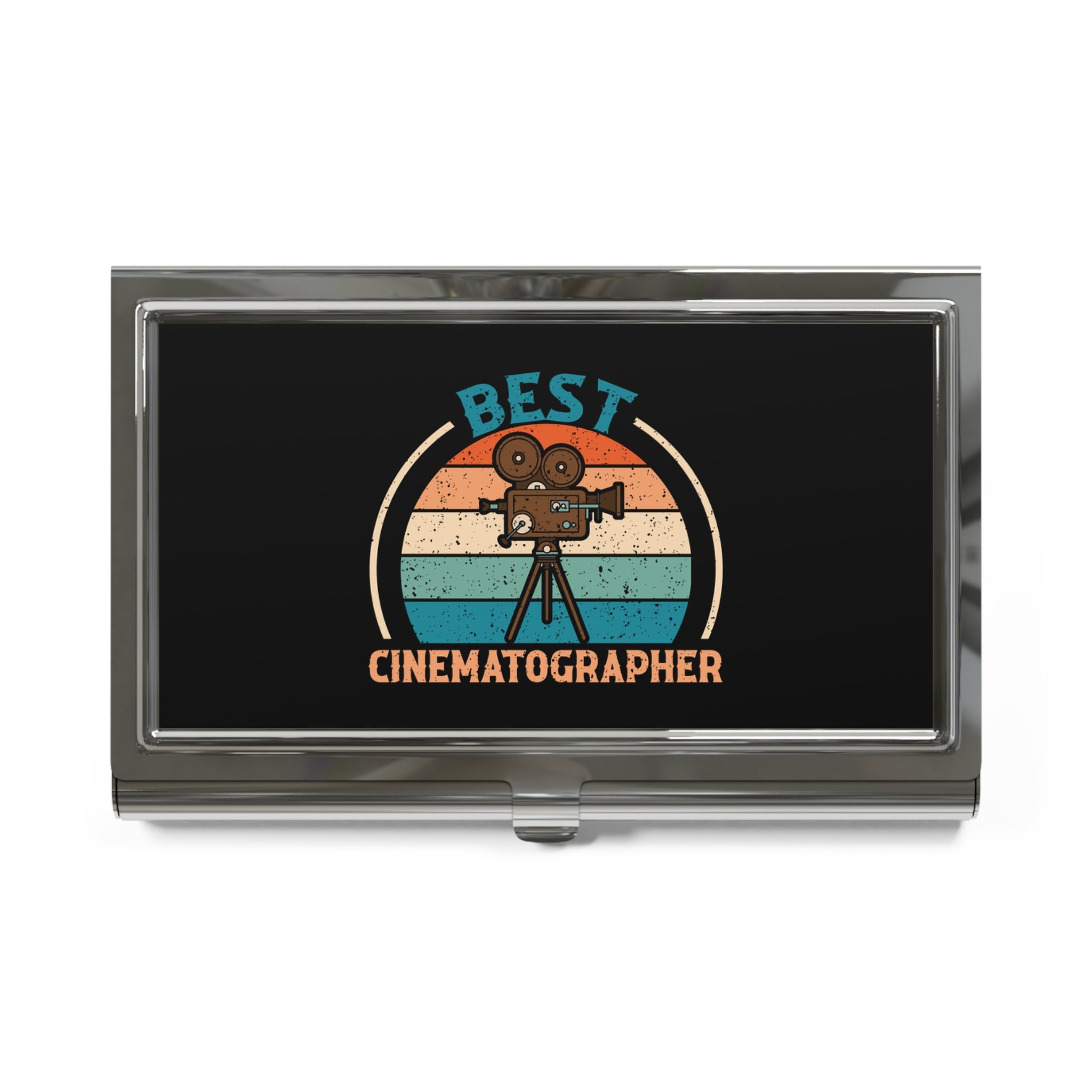 Best Cinematographer Retro Business Card Holder