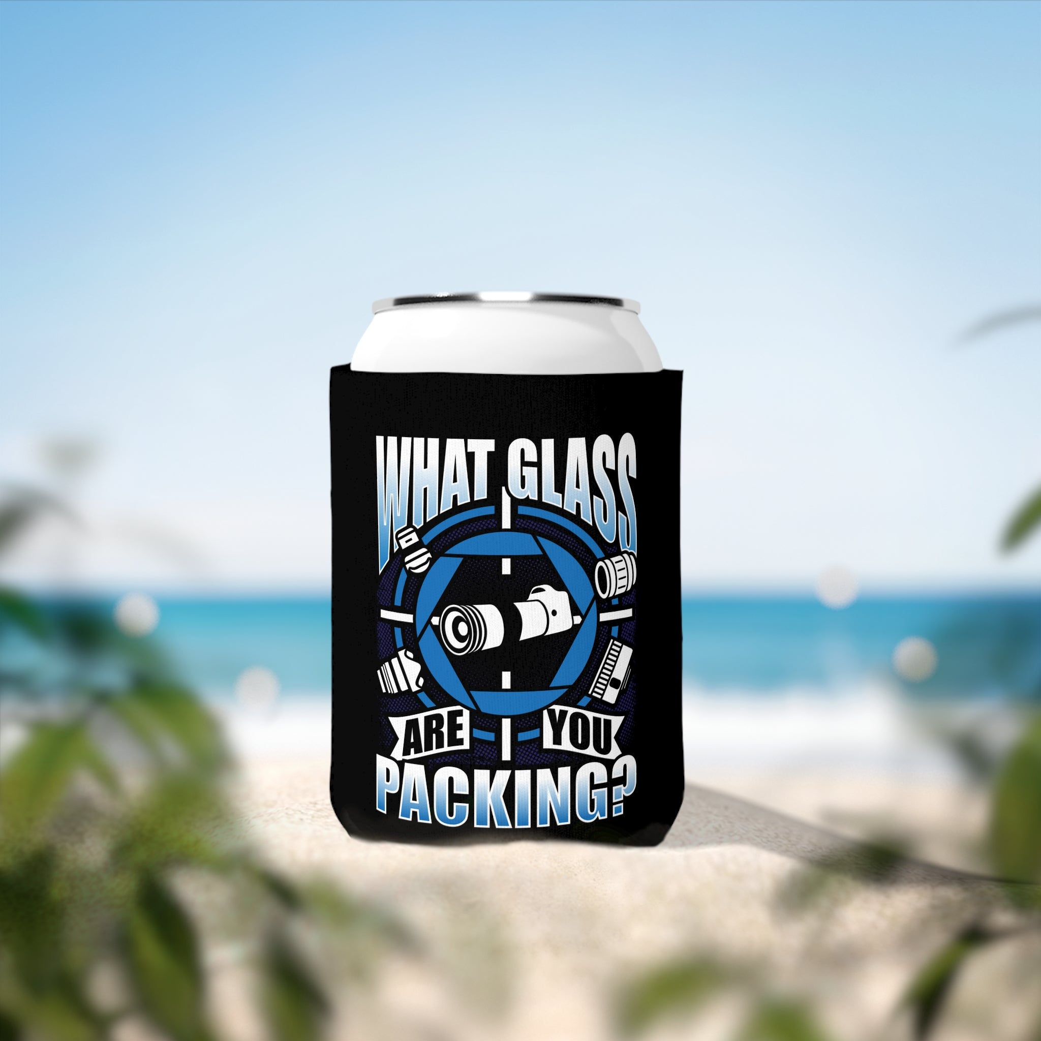 What Glass Are You Packing? Can Cooler Sleeve