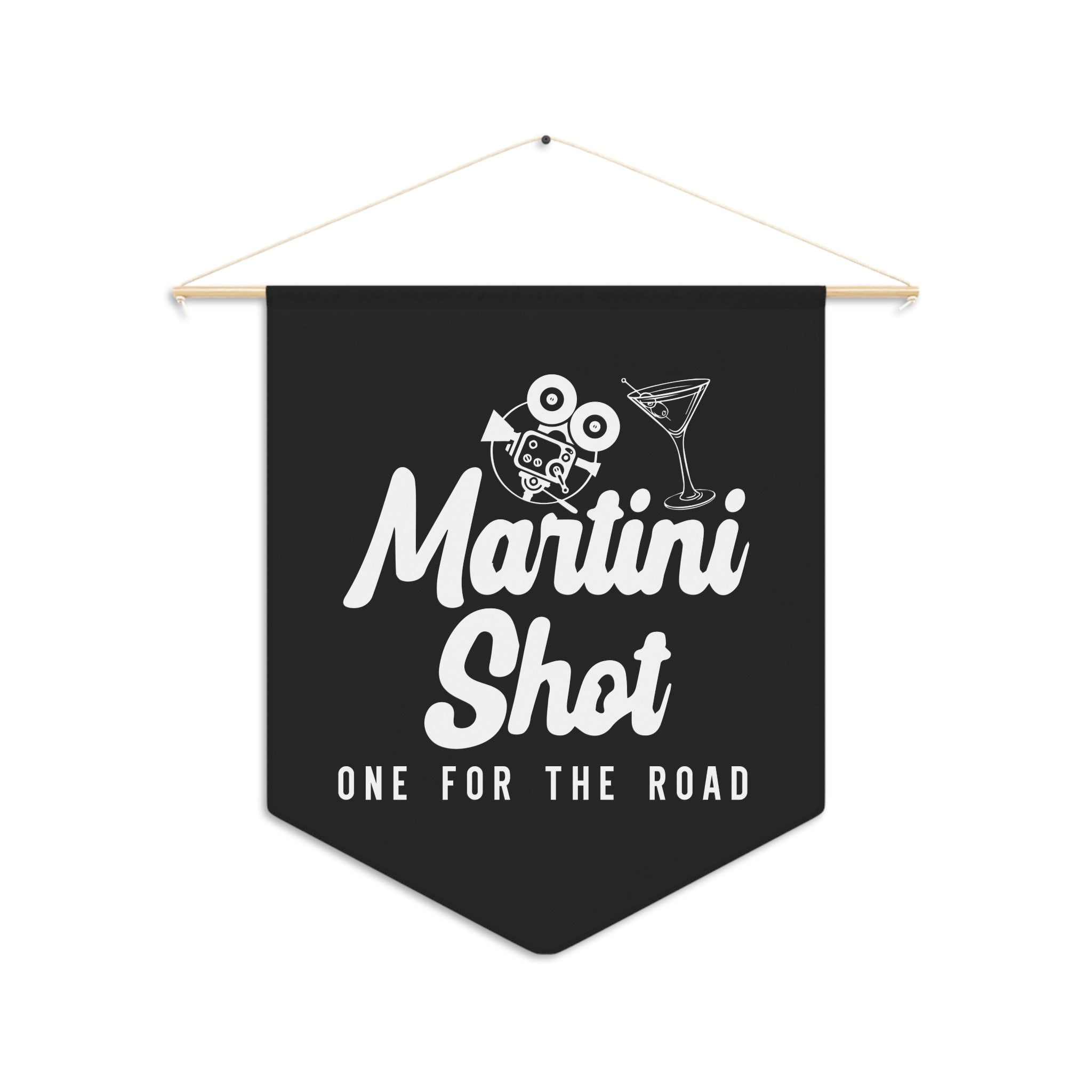 Martini Shot One For the Road Pennant
