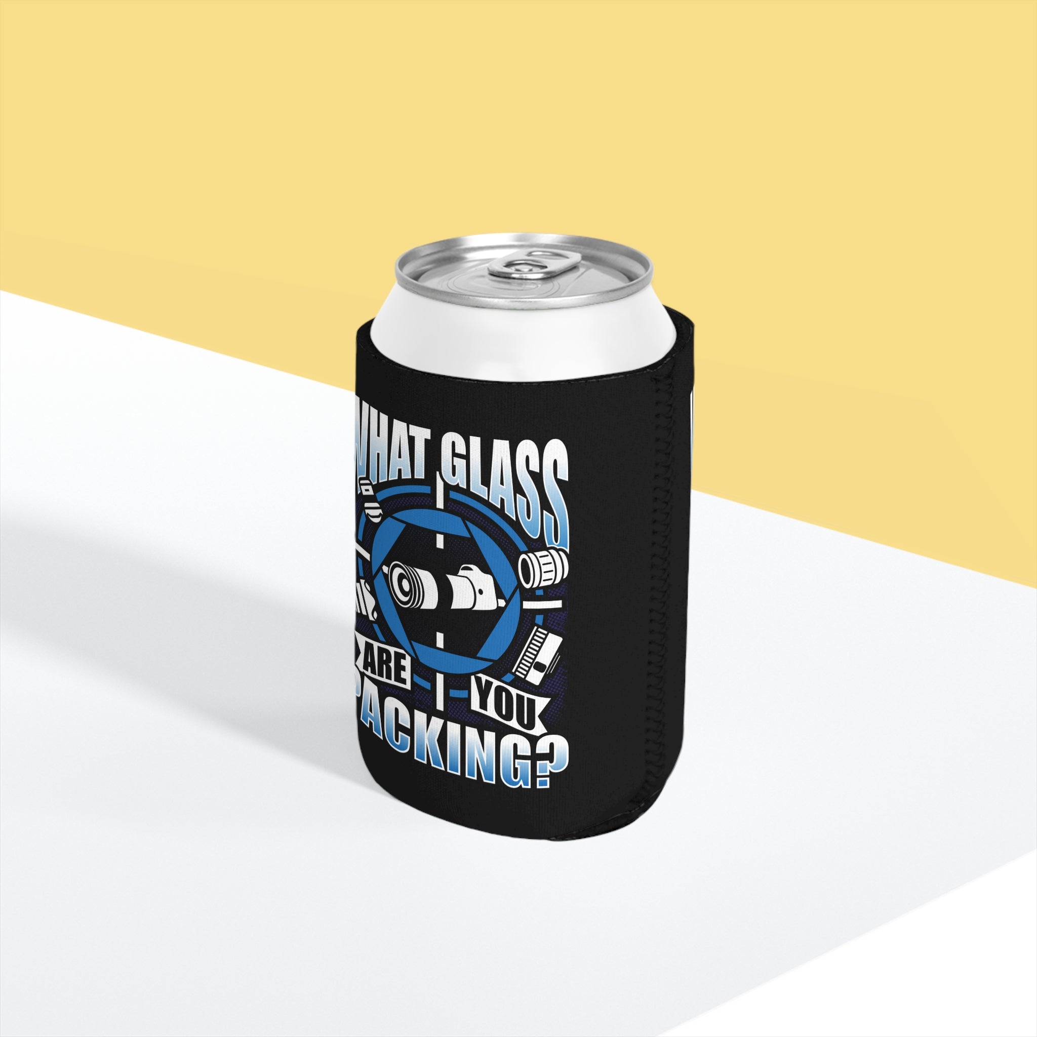 What Glass Are You Packing? Can Cooler Sleeve