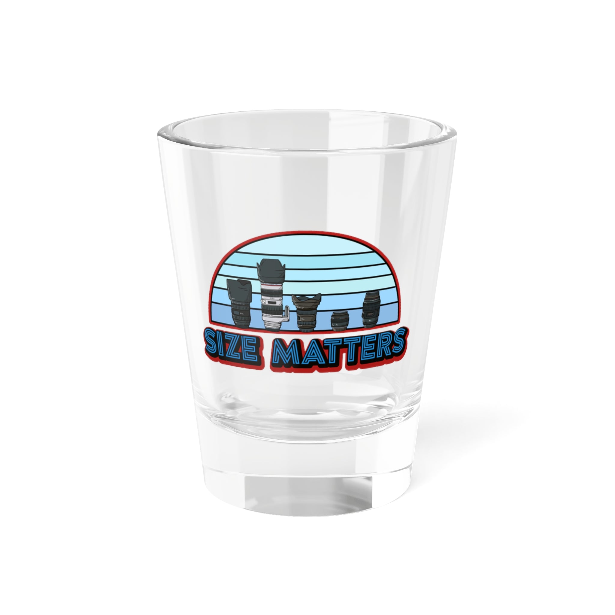 Size Matters Shot Glass, 1.5oz