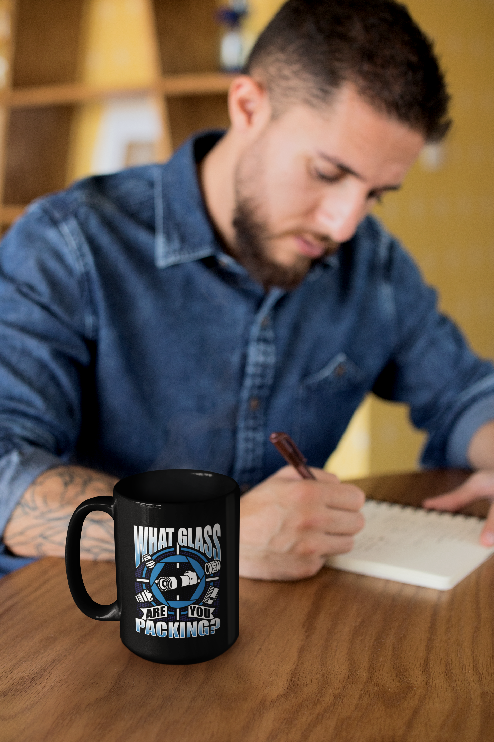 What Glass Are You Packing? Black Mug, 15oz