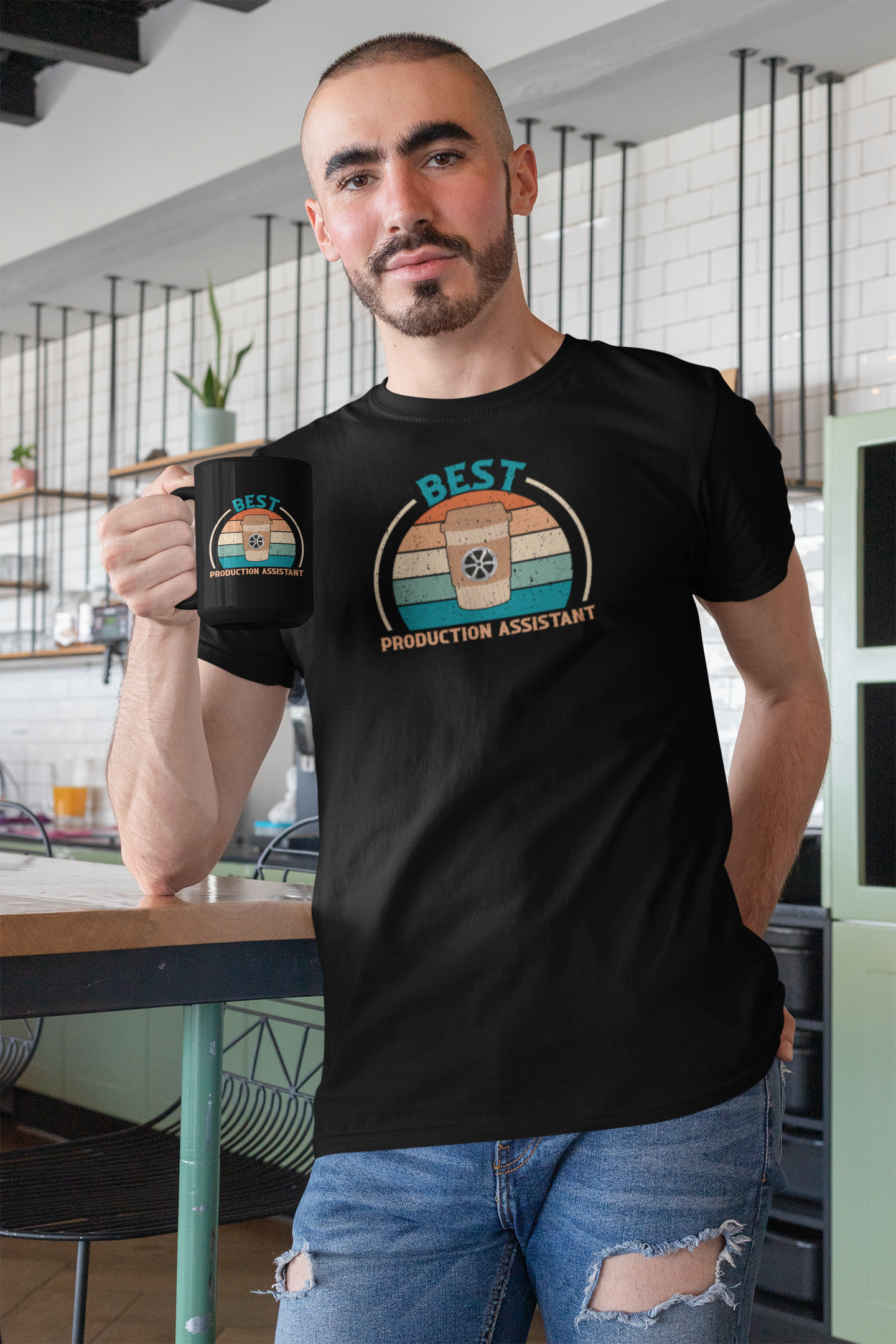 Best Production Assistant Retro Shirt