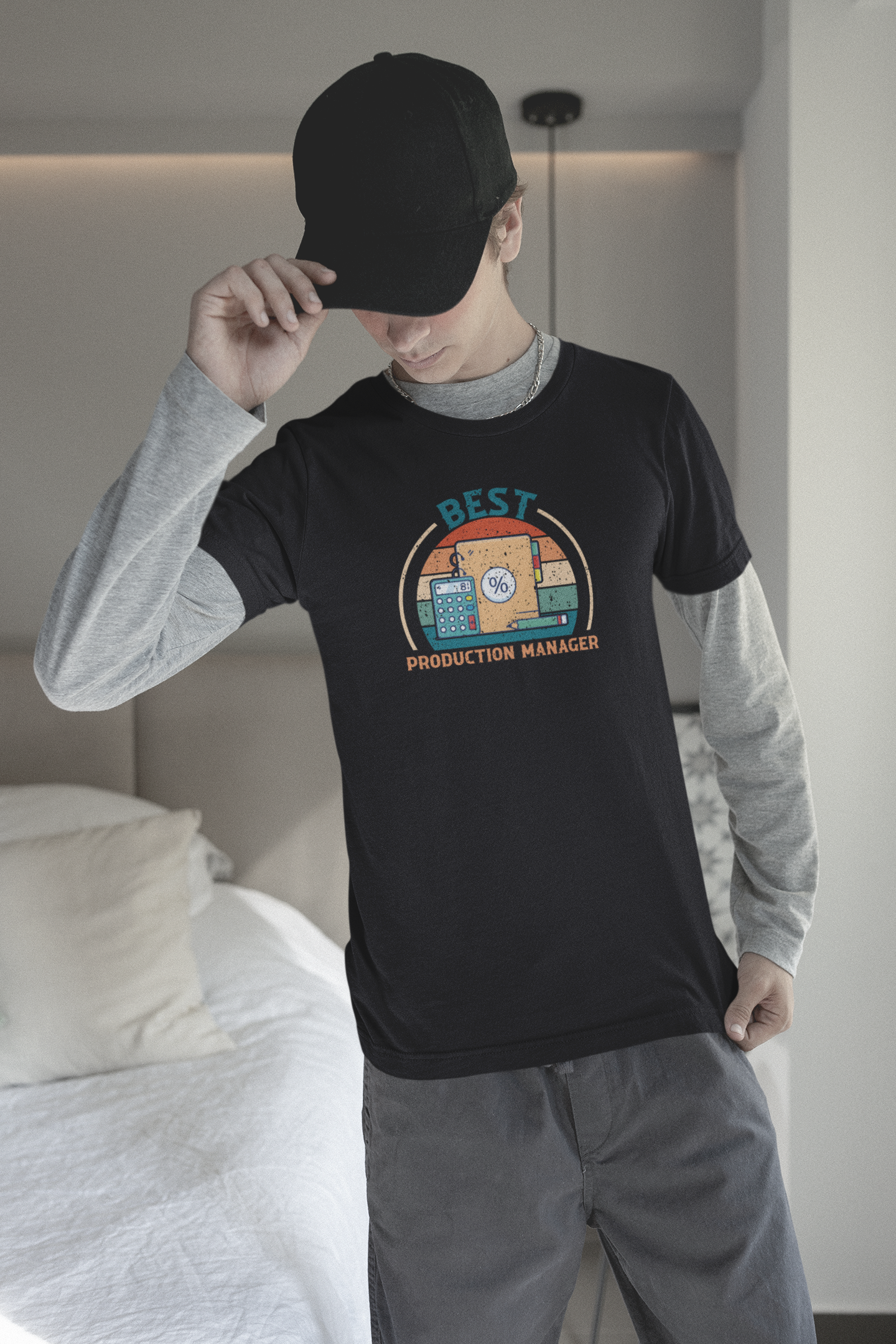 Best Production Manager Retro Shirt