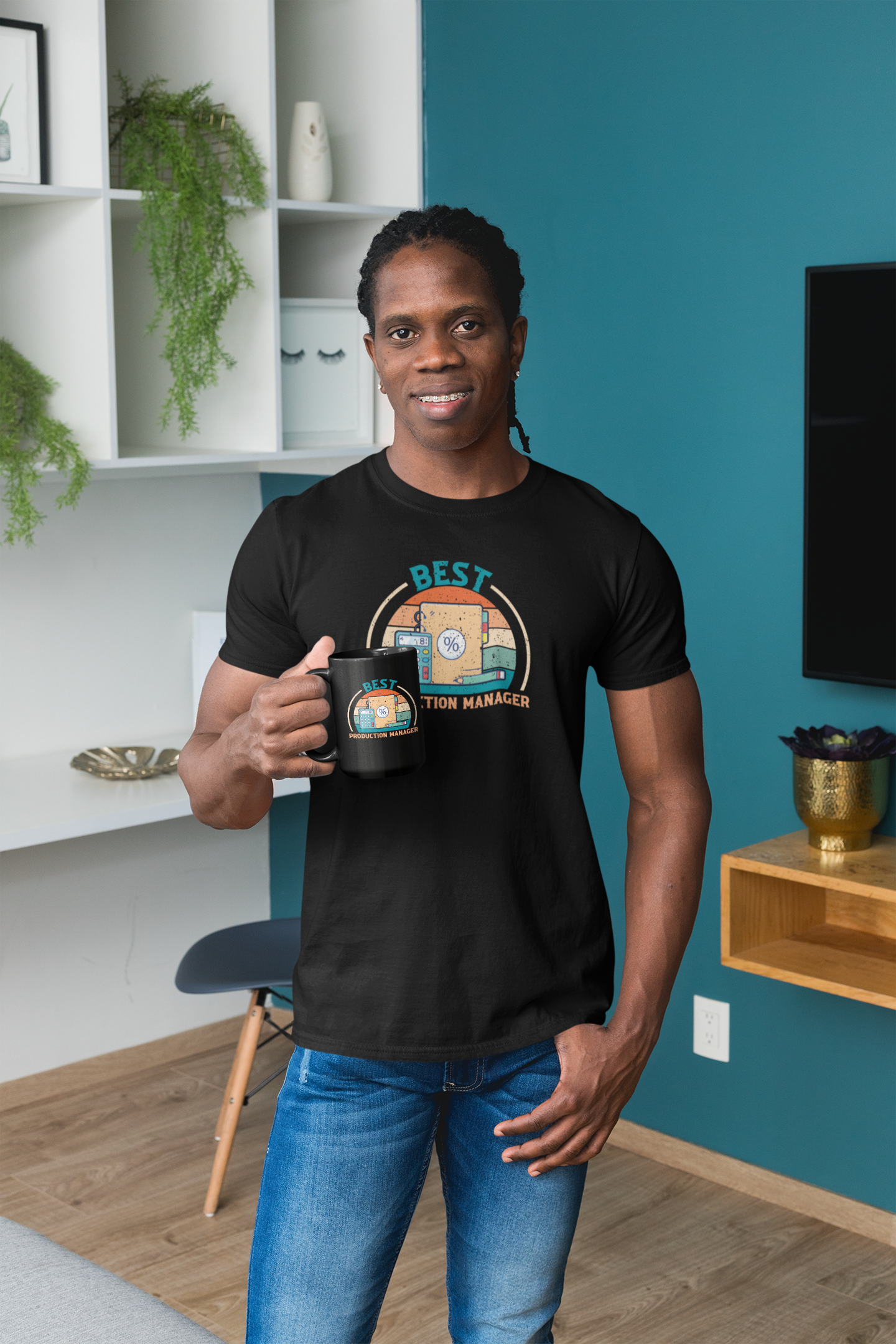 Best Production Manager Retro Shirt