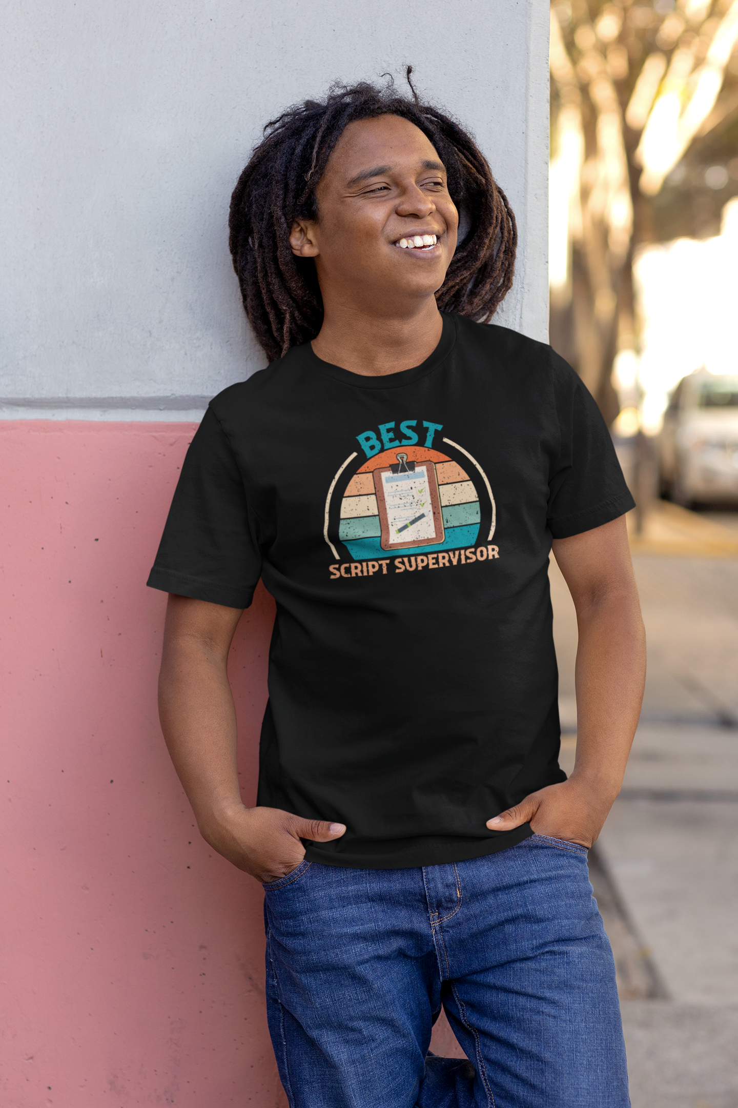 Best Script Supervisor Retro Shirt