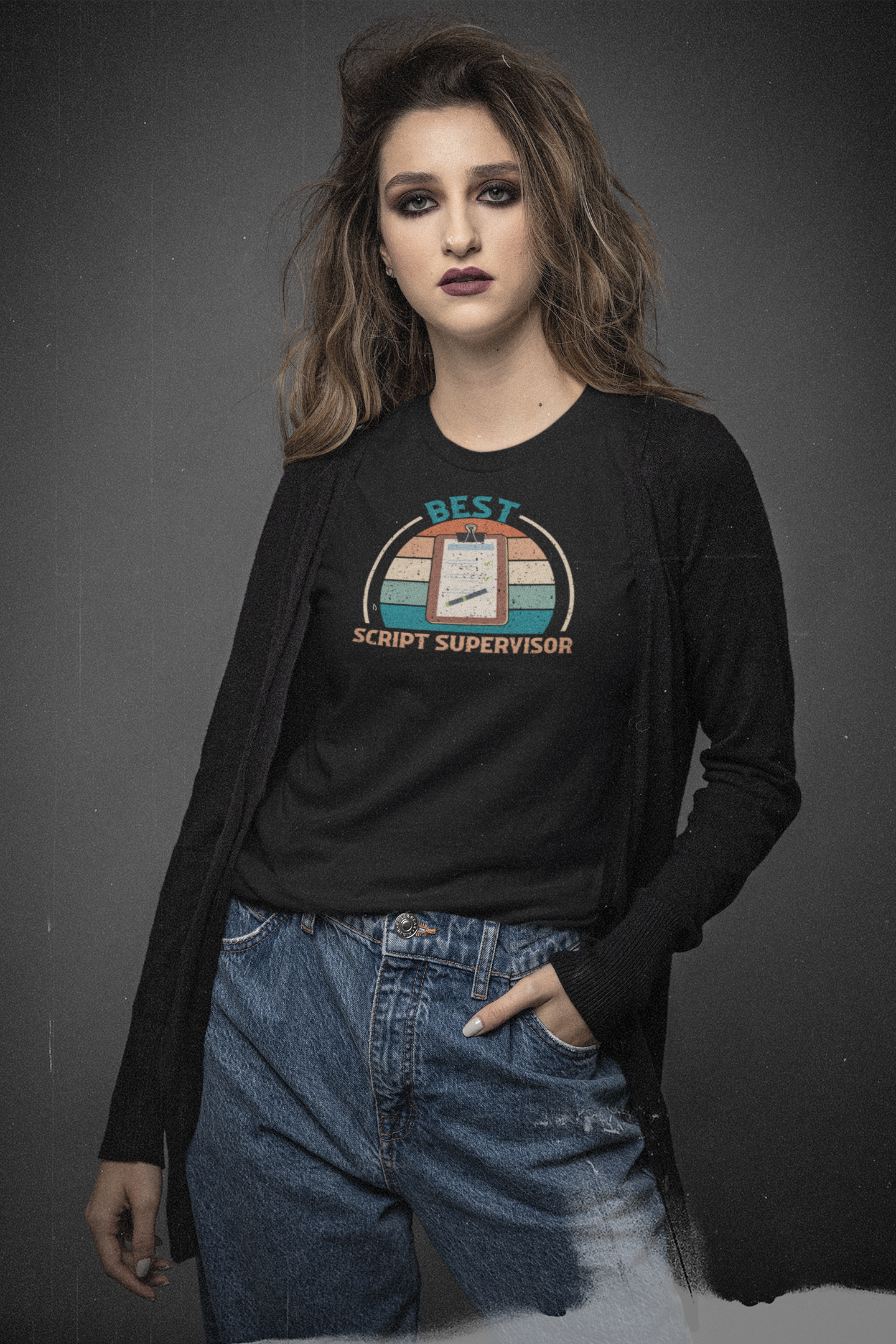 Best Script Supervisor Retro Shirt