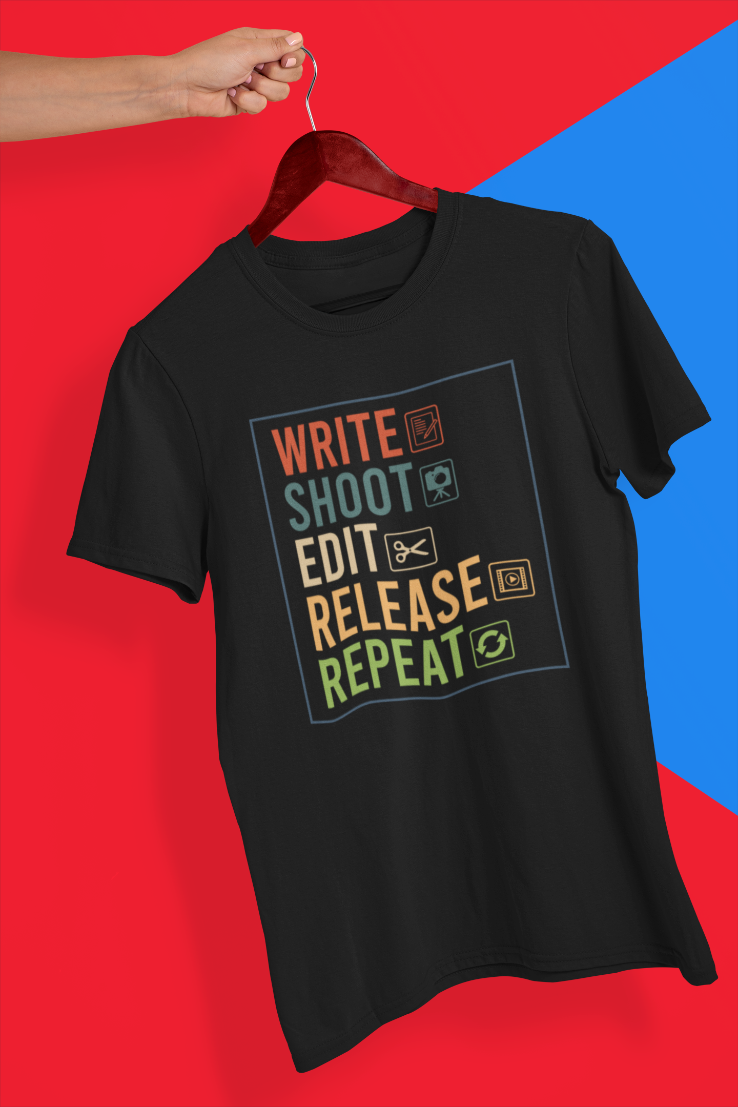 Write Shoot Edit Release Repeat Shirt