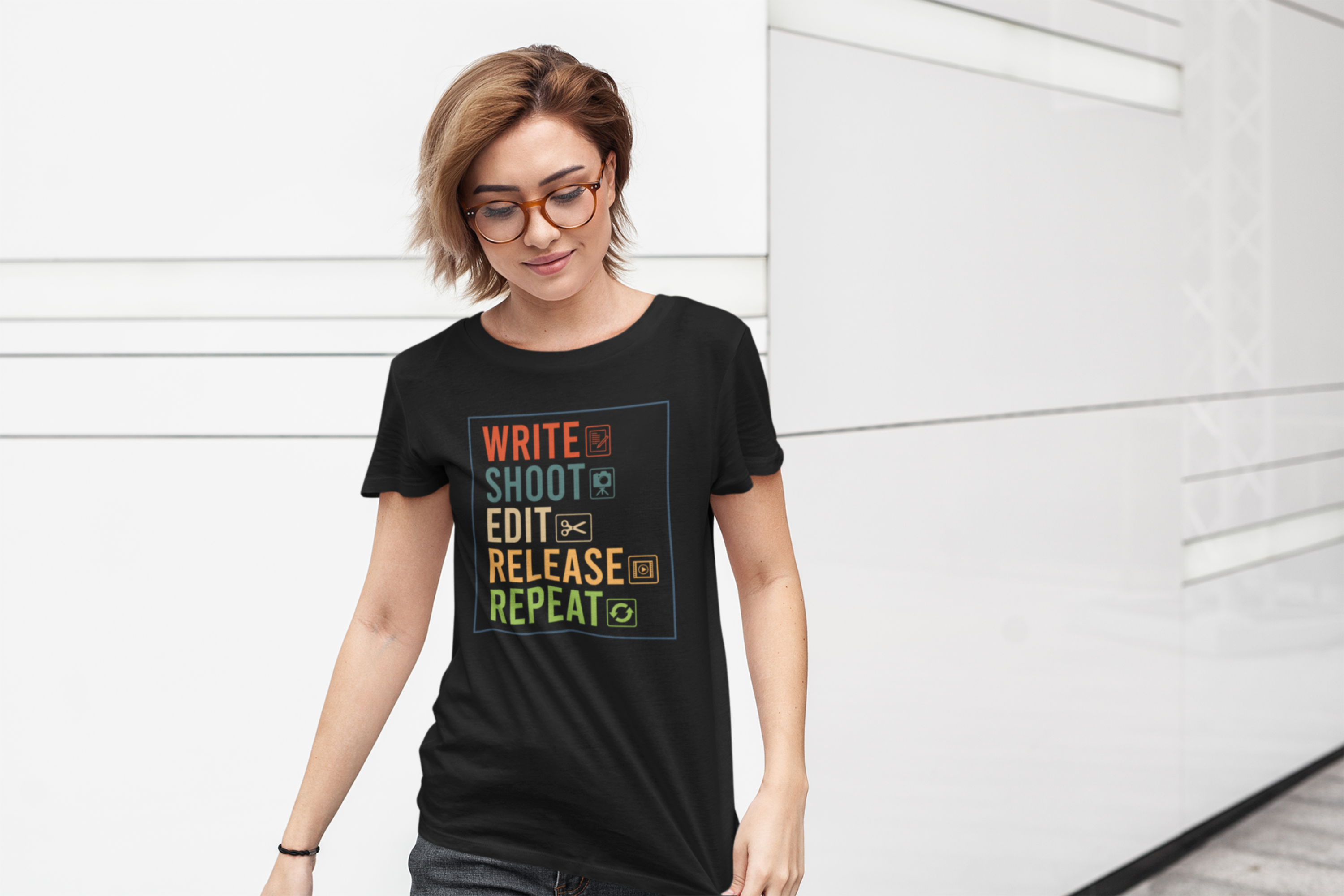 Write Shoot Edit Release Repeat Shirt