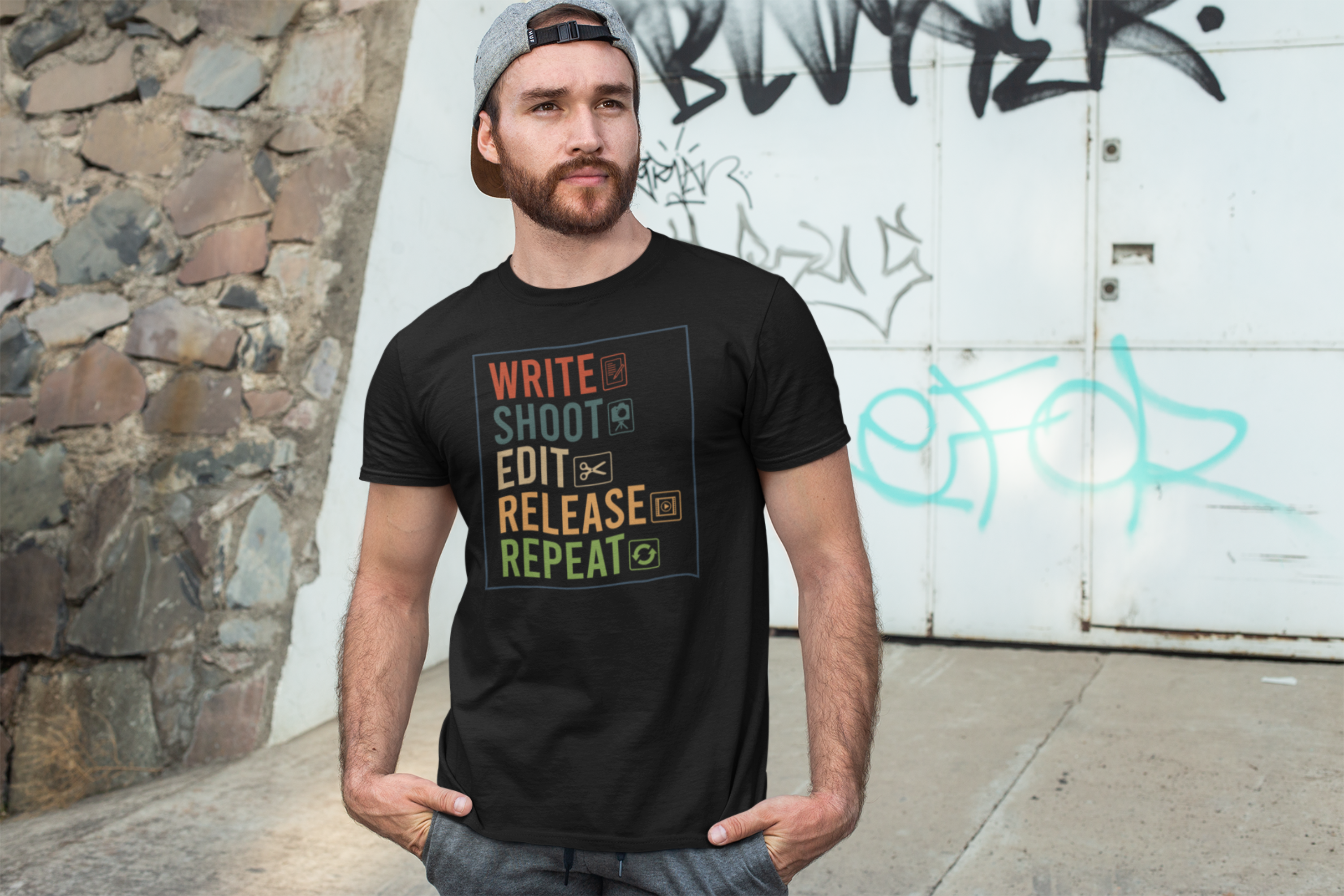 Write Shoot Edit Release Repeat Shirt